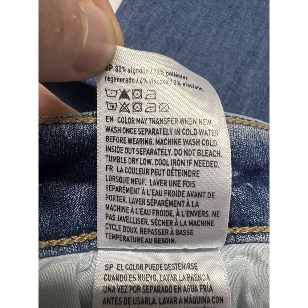 NWT American Eagle Super High Rise Flare Size 18 34 W Next Level Stretch Denim - Picture 10 of 16